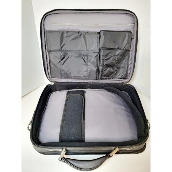 KENNETH COLE REACTION Laptop Bag Briefcase Black - Picture 3 of 7